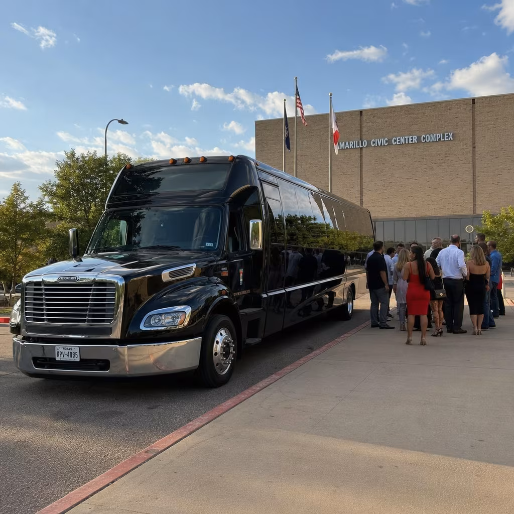 Rent a Bus to Amarillo Civic Center Complex