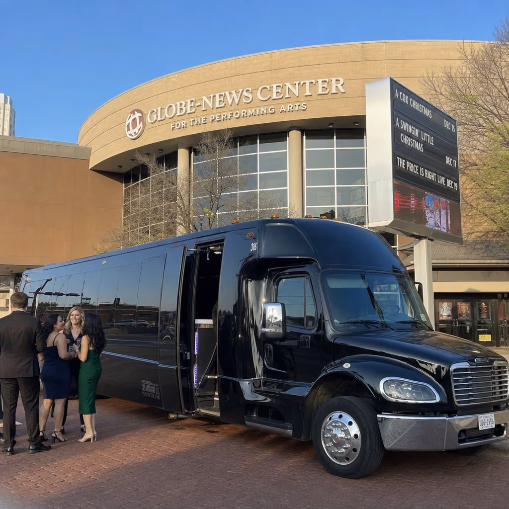 Rent a Bus to Globe-News Center for the Performing Arts