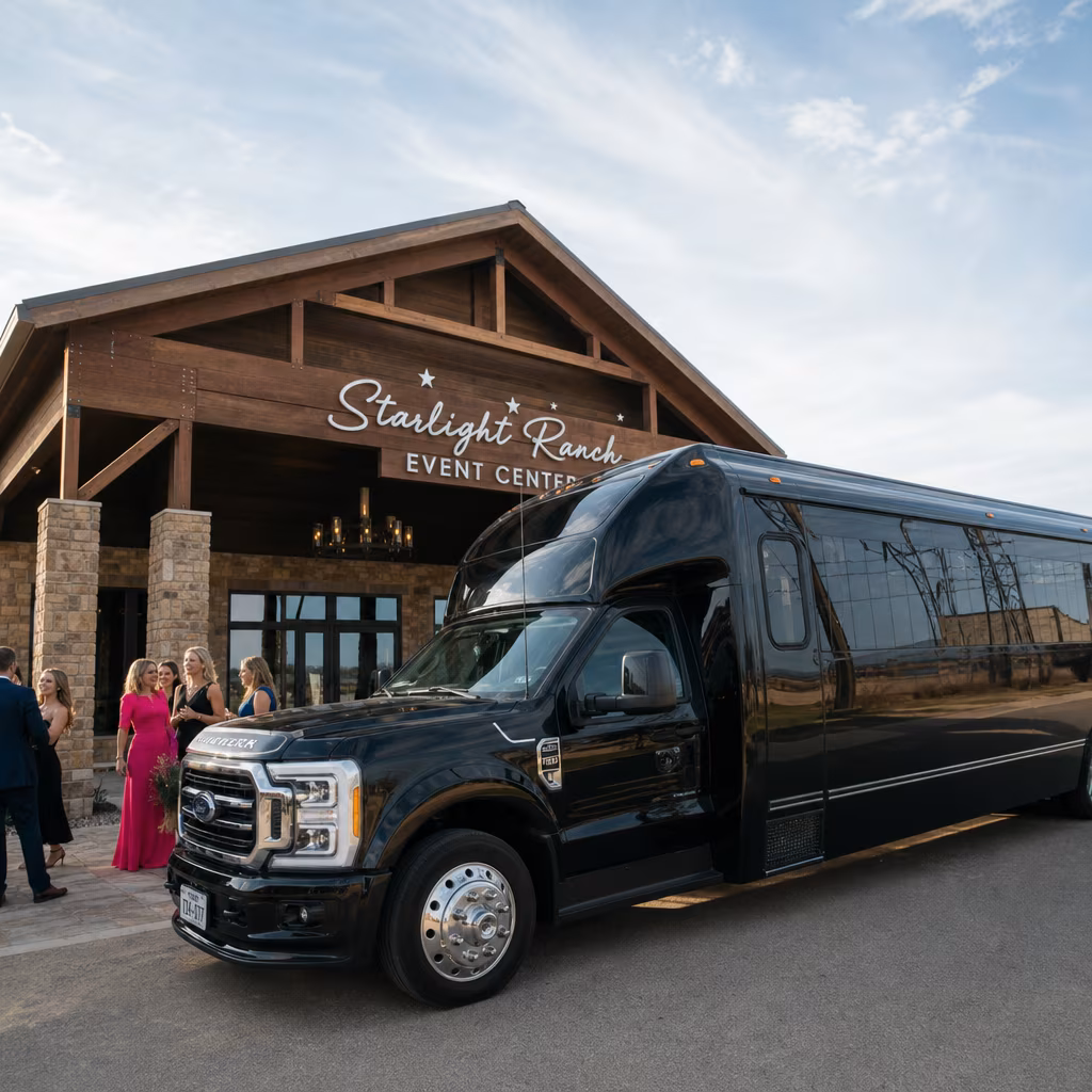 Rent a Bus to Starlight Ranch Event Center