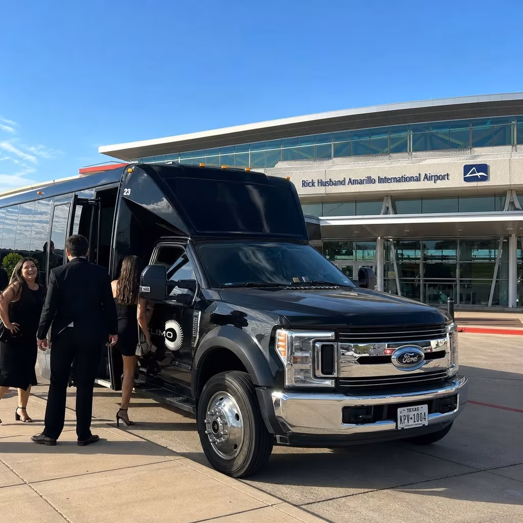 Rent a Bus to Rick Husband Amarillo International Airport