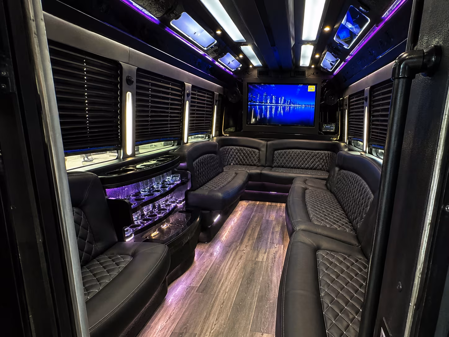 Amarillo Bachelor & Bachelorette Transportation party bus exterior
