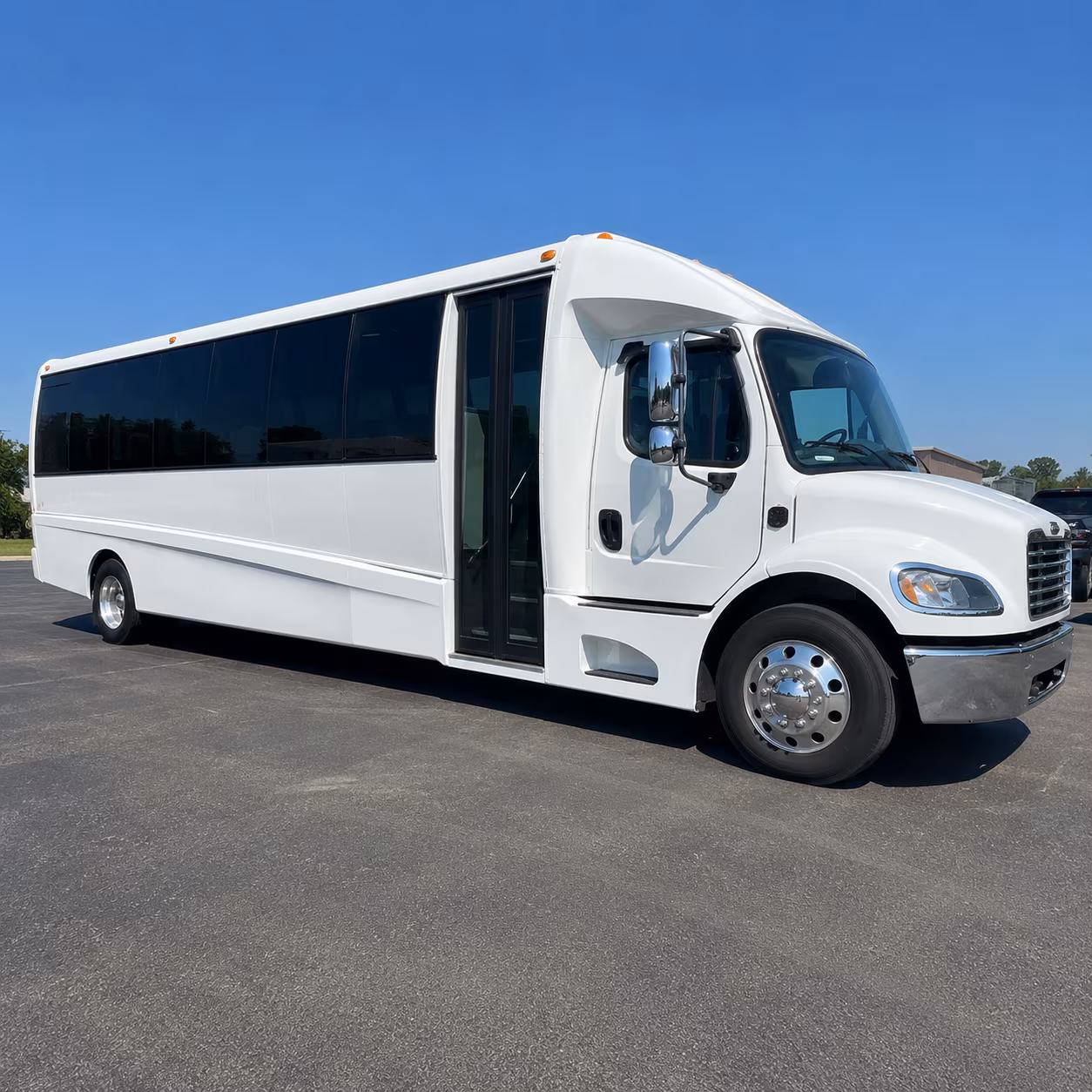 Amarillo Corporate Transportation party bus exterior