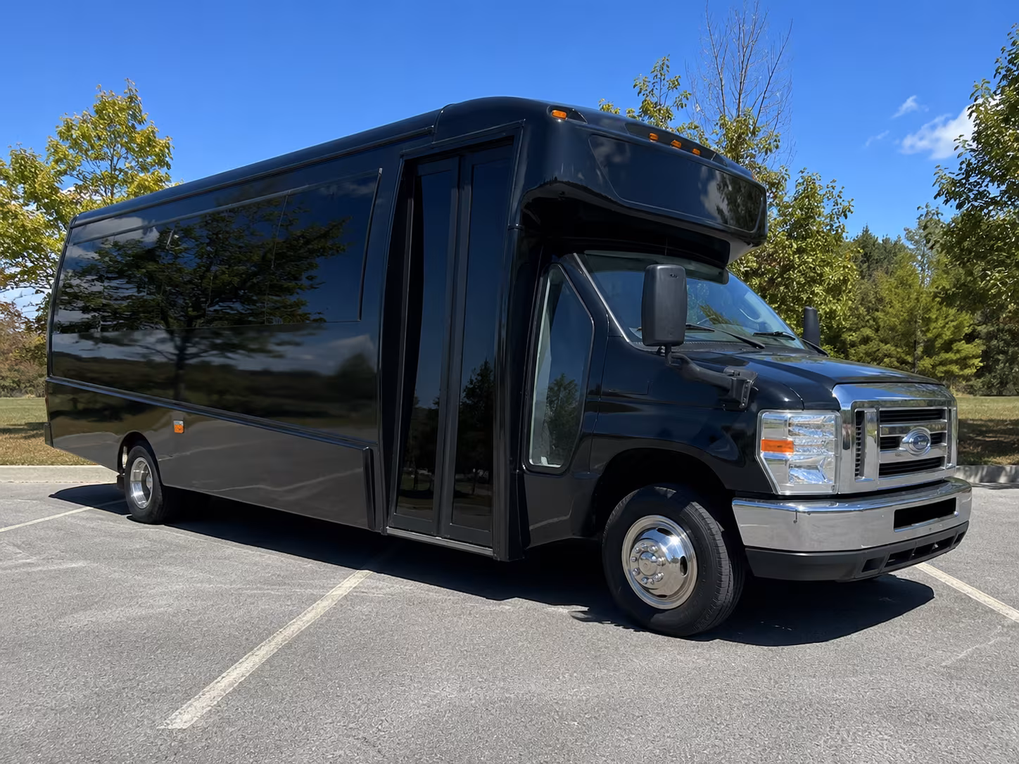 Amarillo Corporate Transportation party bus exterior