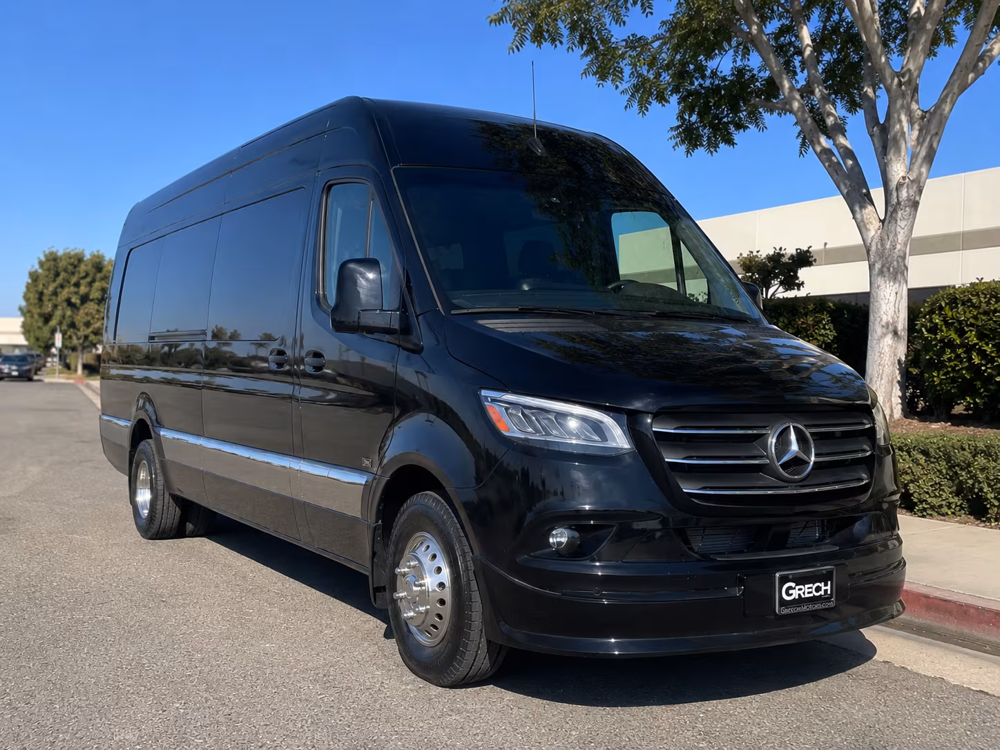 Amarillo Corporate Transportation party bus exterior
