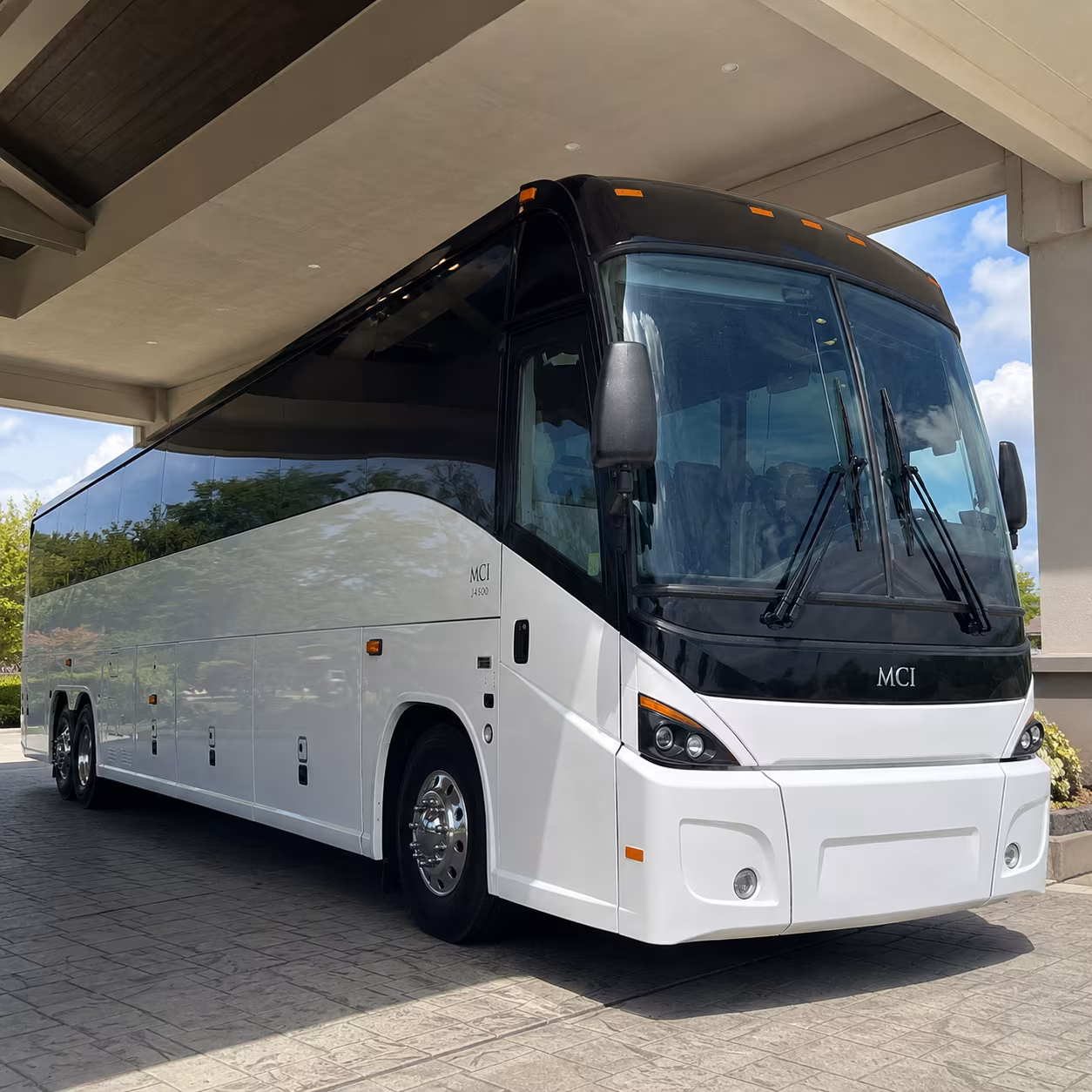 Amarillo Corporate Transportation party bus exterior