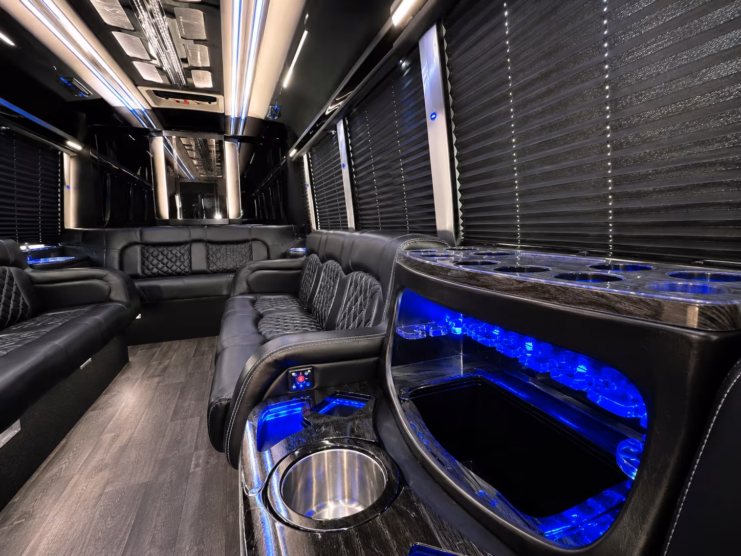 Amarillo Private Event Transportation party bus exterior