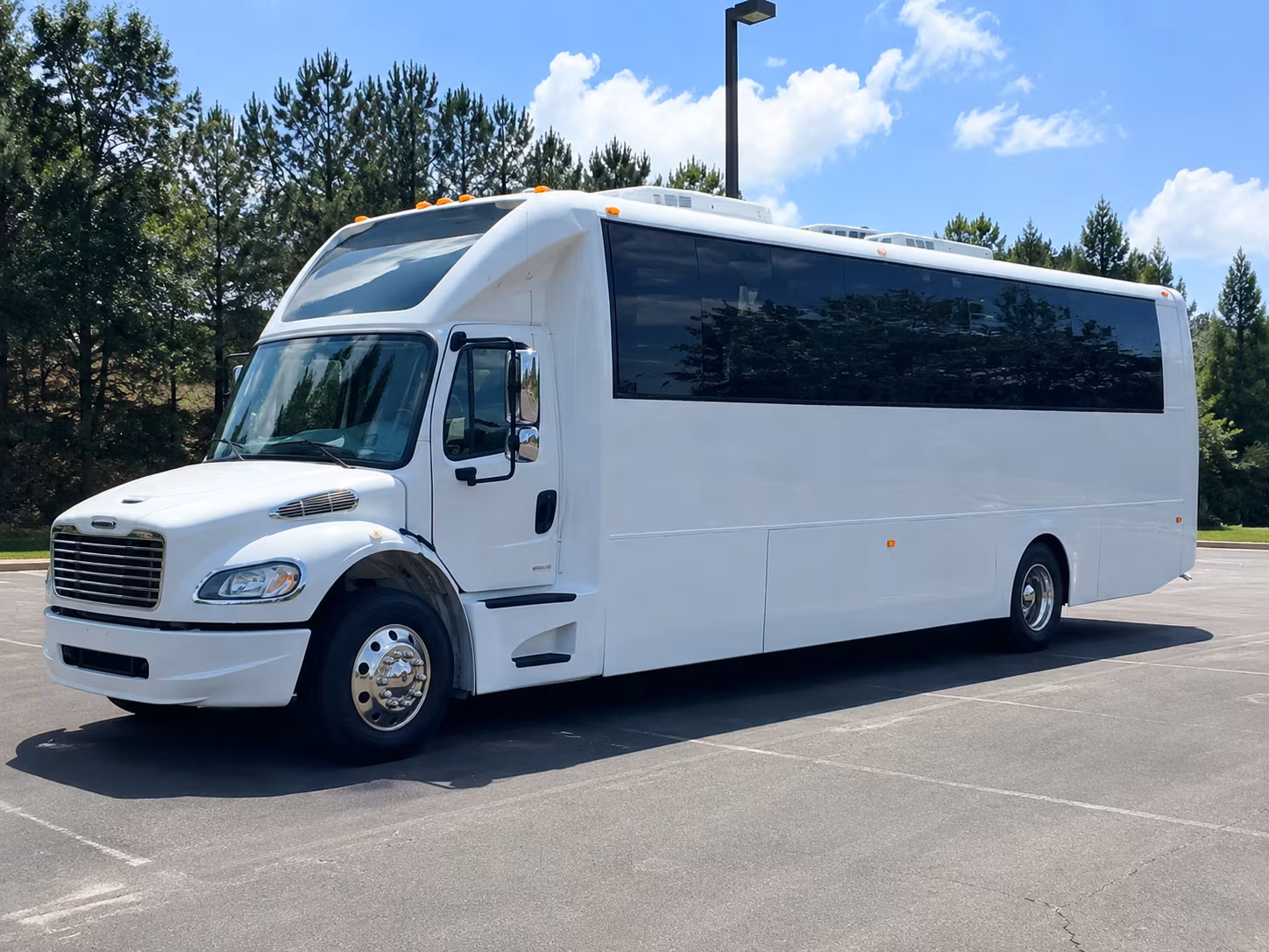 Amarillo Private Event Transportation party bus exterior