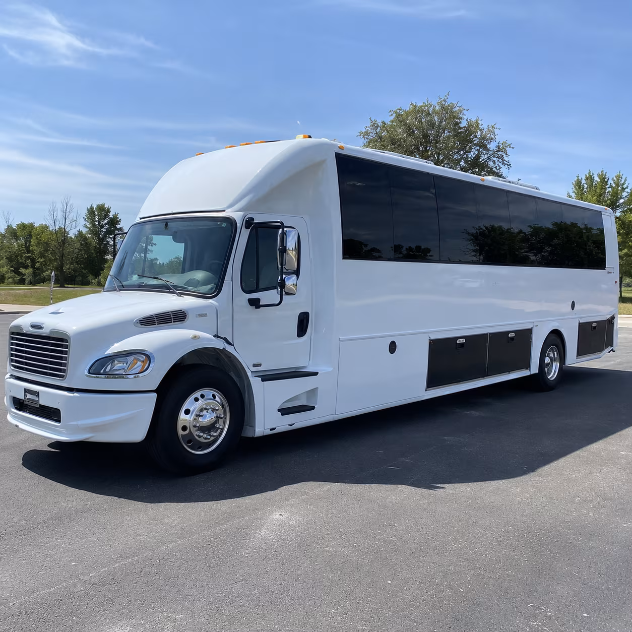 Amarillo Private Event Transportation party bus interior
