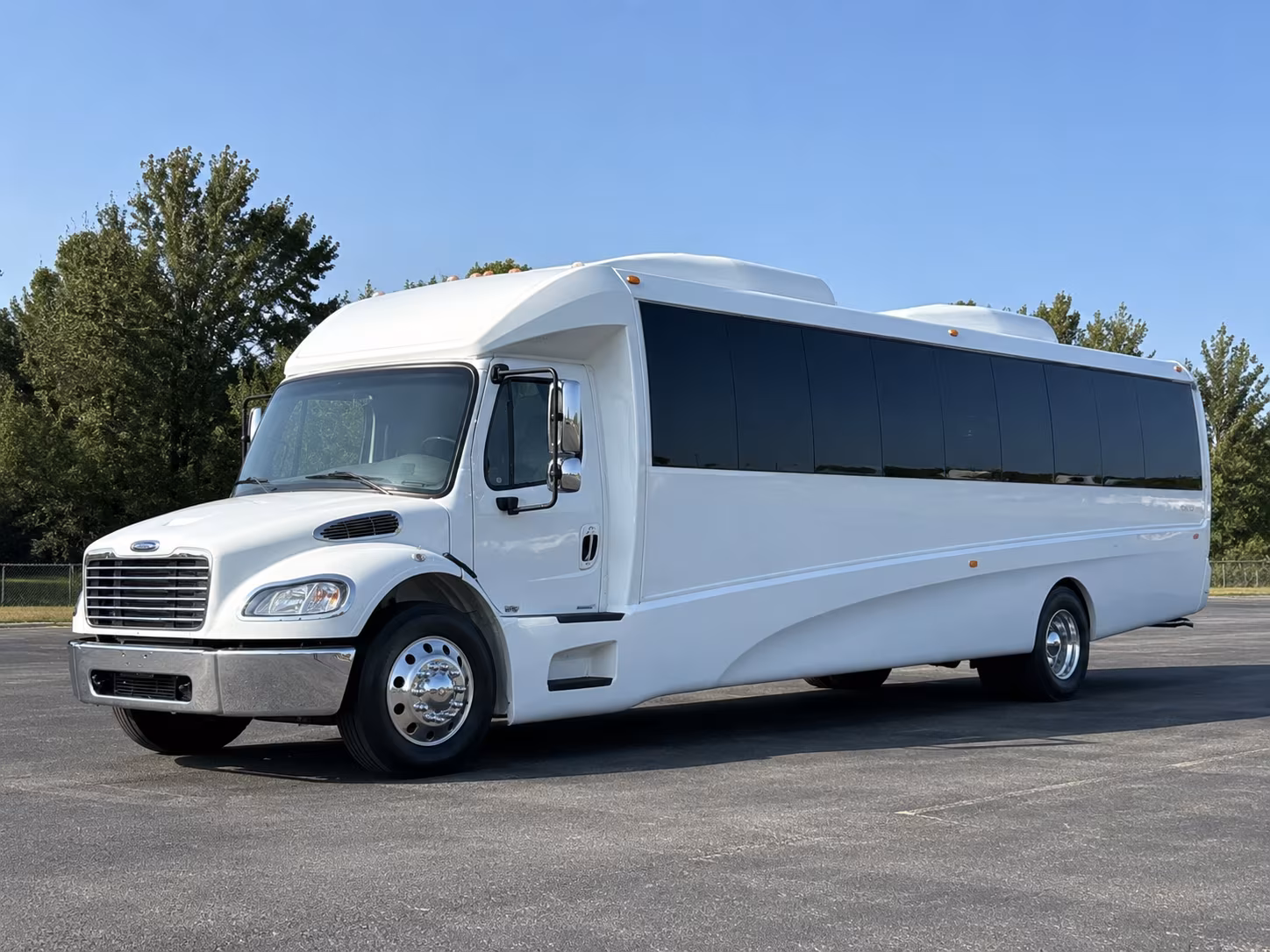 Amarillo Prom & Homecoming Transportation party bus exterior