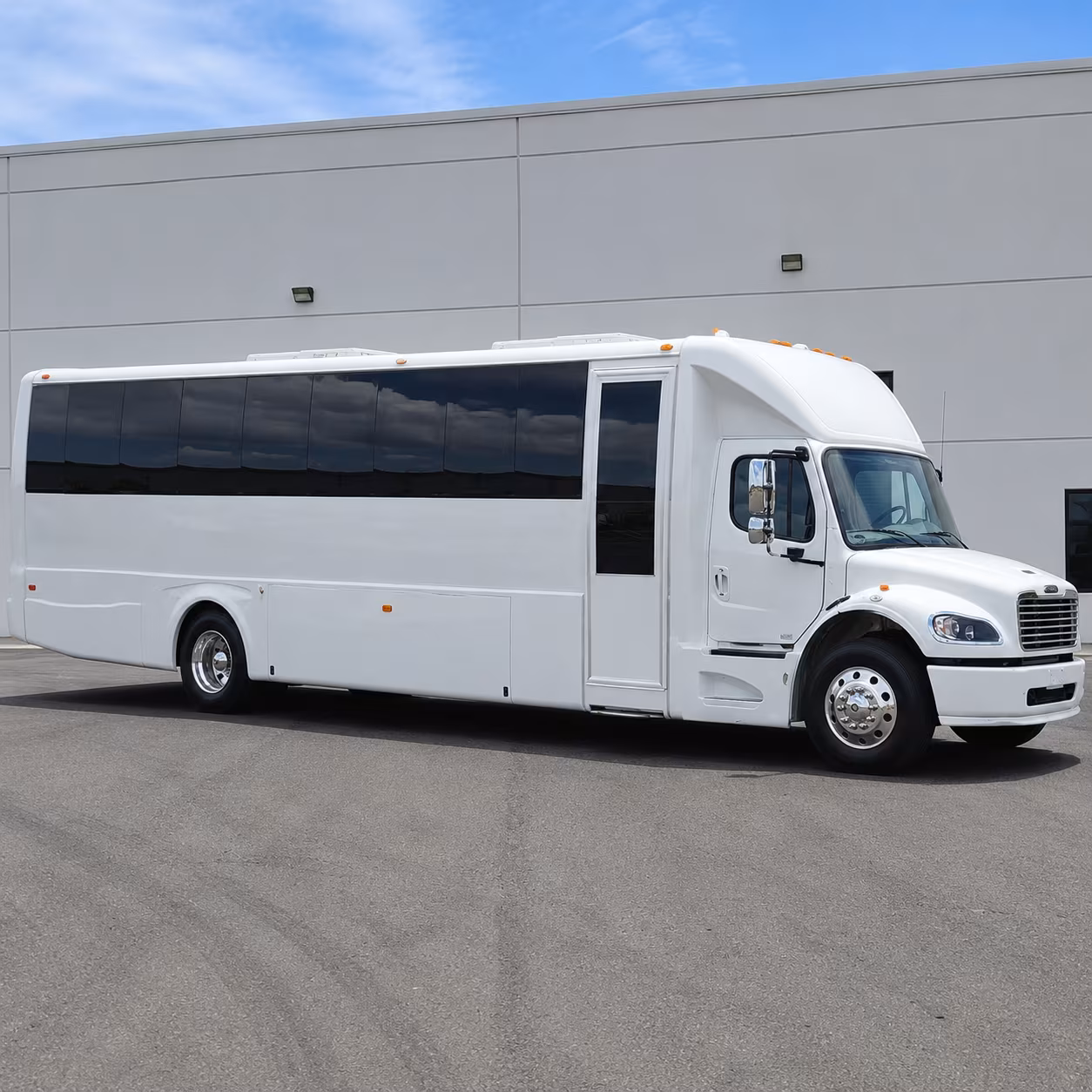 Amarillo Prom & Homecoming Transportation party bus exterior