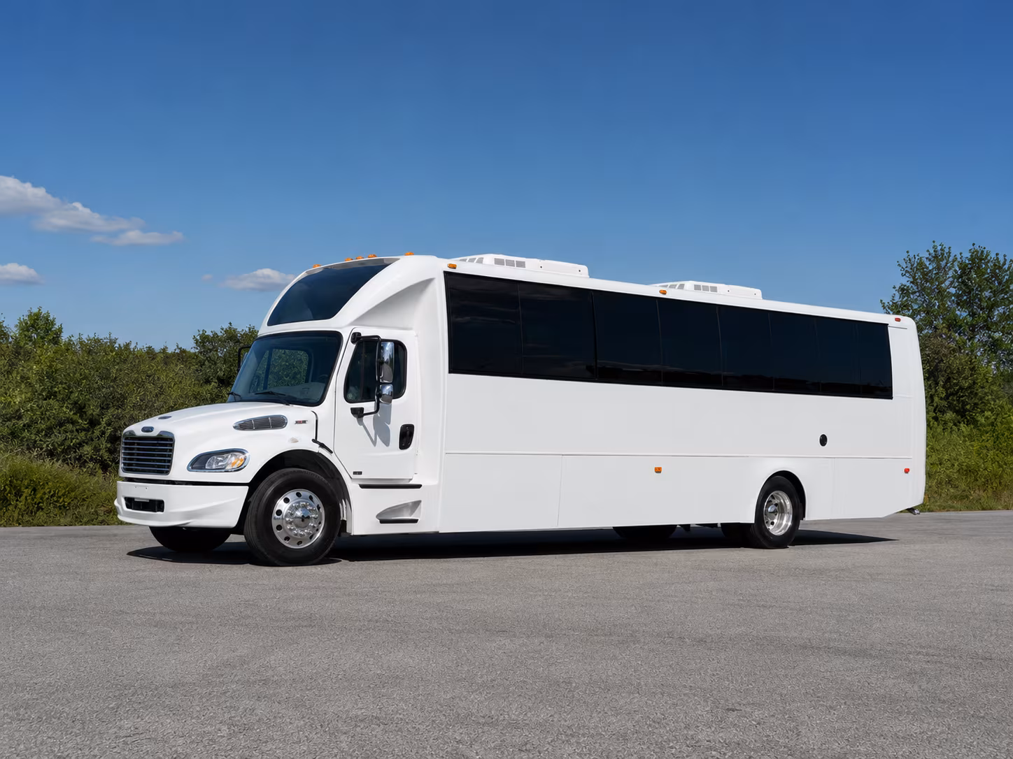 Amarillo Prom & Homecoming Transportation party bus exterior