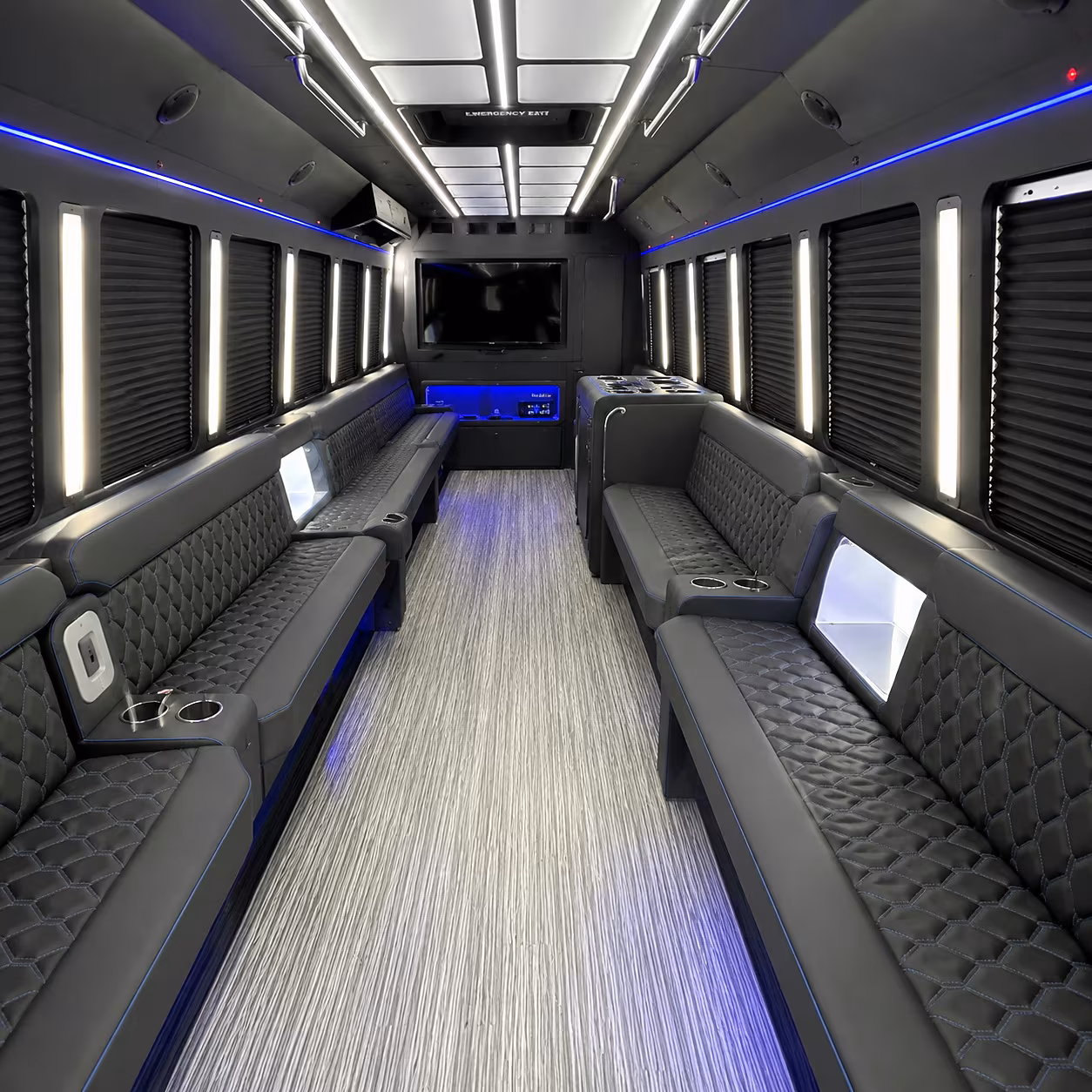 Amarillo Prom & Homecoming Transportation onboard seating
