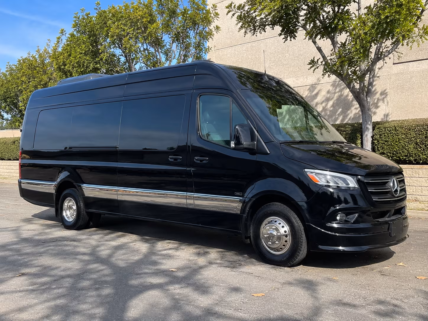 Amarillo School Event Transportation party bus exterior