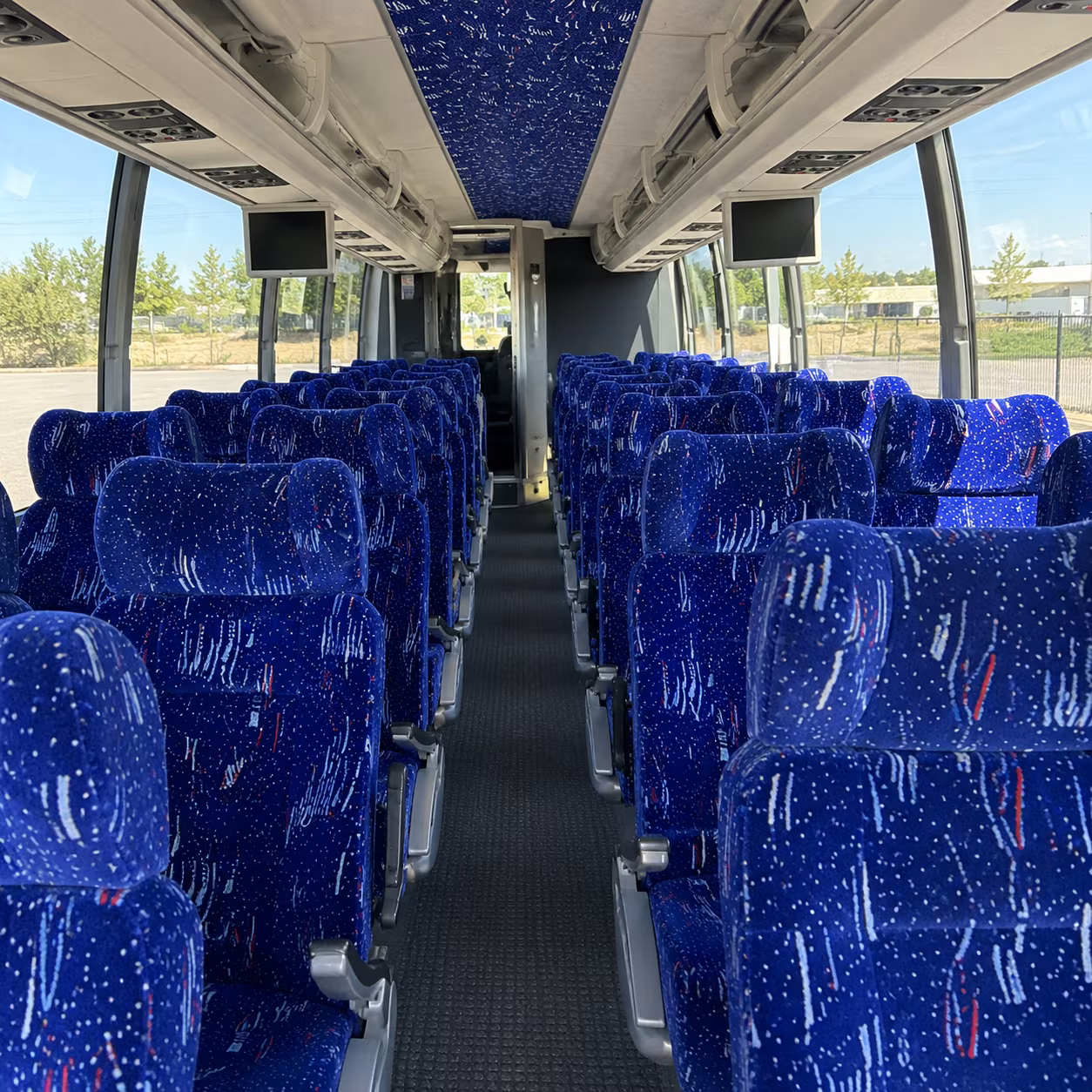 Amarillo School Event Transportation party bus exterior