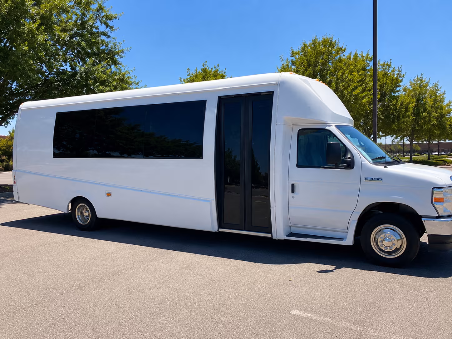 Amarillo Sporting Event Transportation party bus exterior