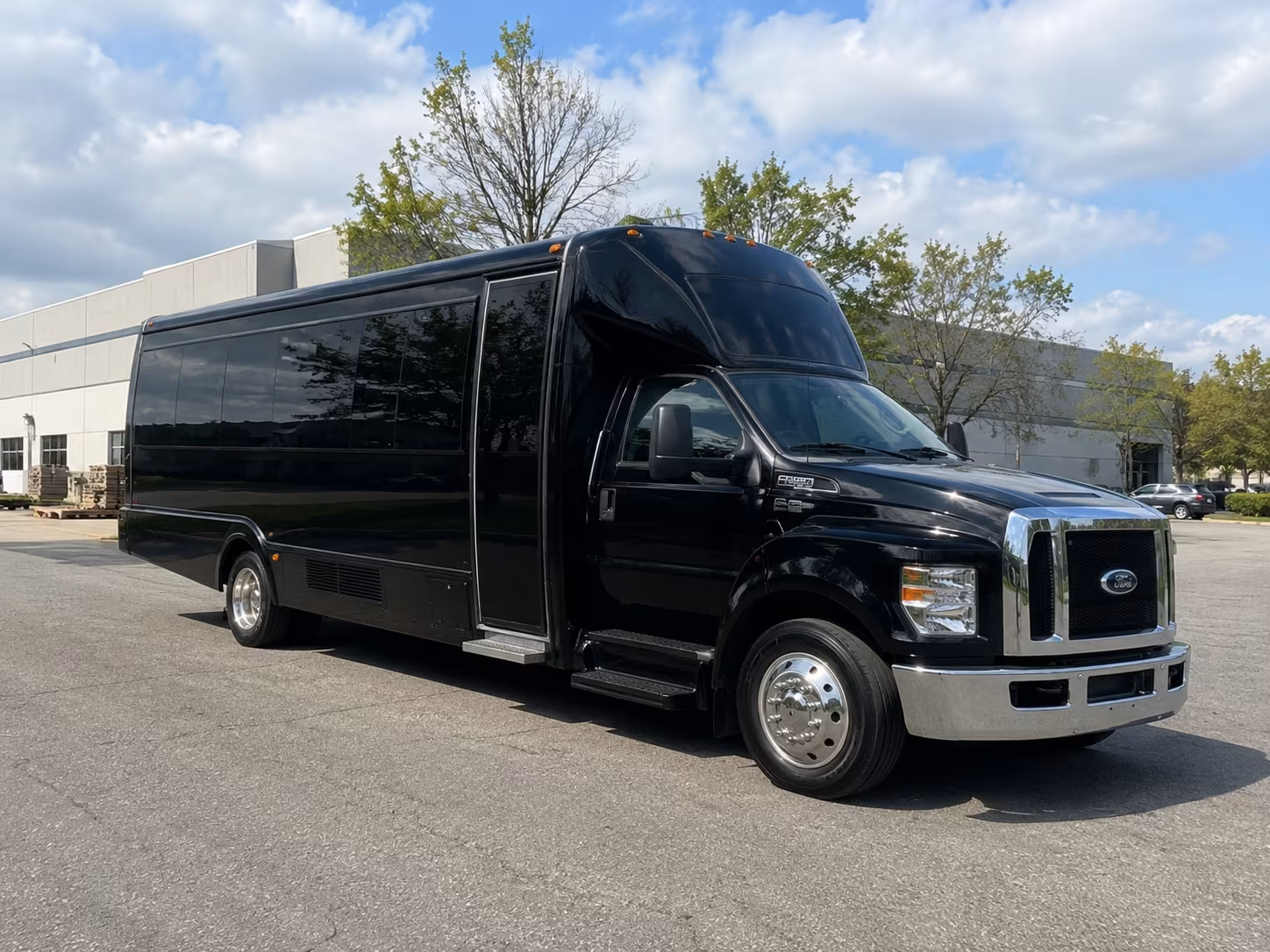 Amarillo Sporting Event Transportation party bus exterior