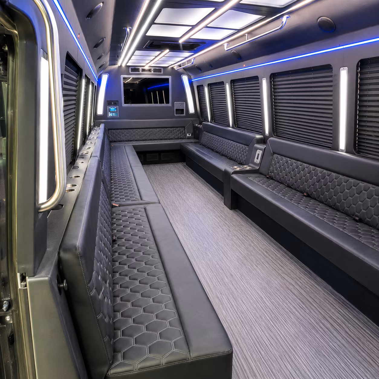 Amarillo Sporting Event Transportation party bus exterior