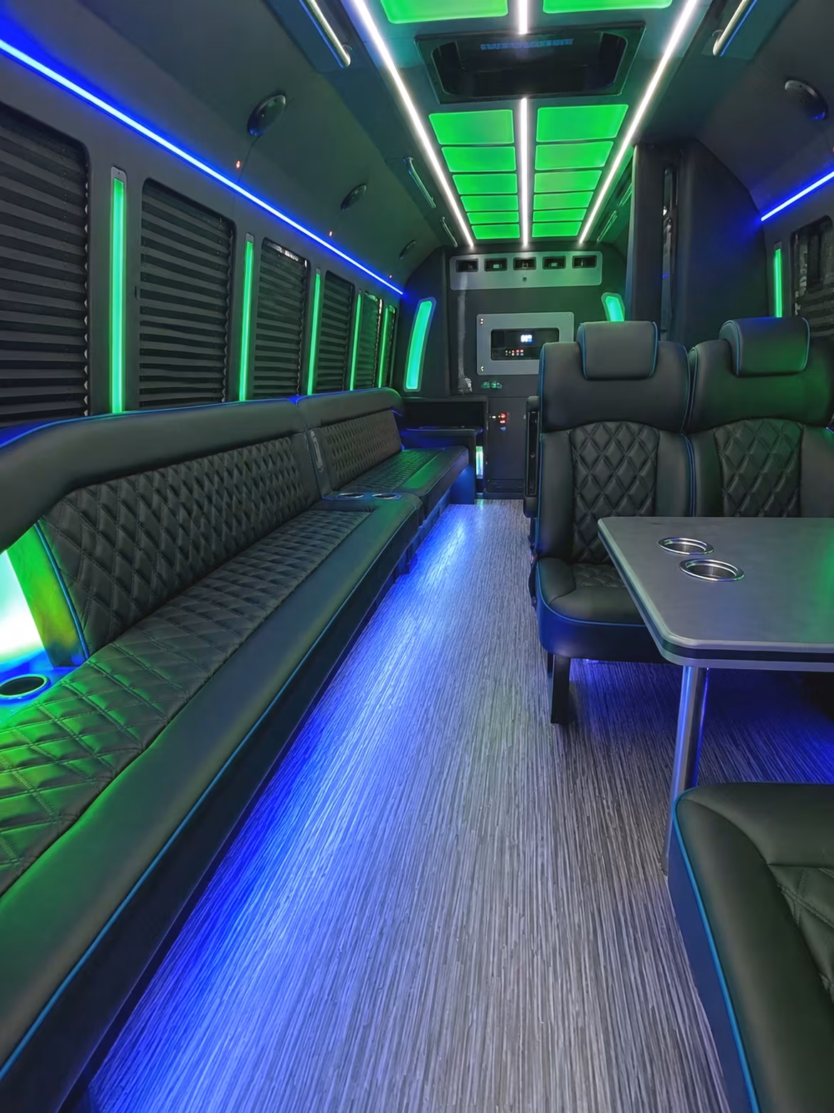 Amarillo Sporting Event Transportation onboard seating