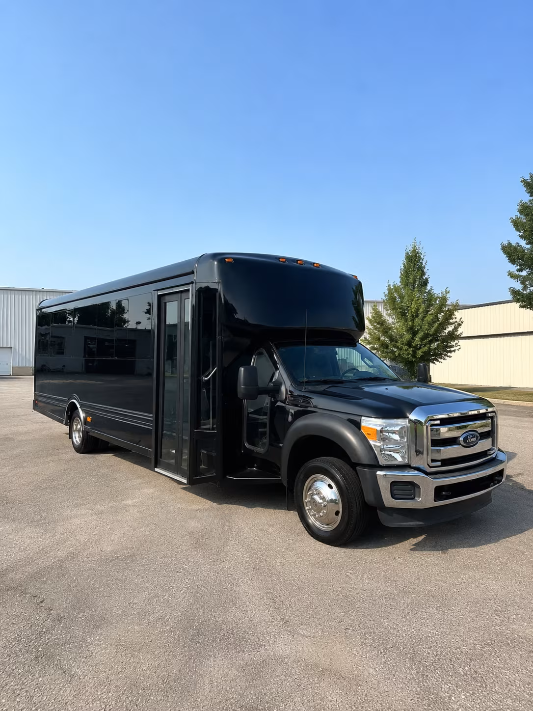 Amarillo Sporting Event Transportation party bus exterior