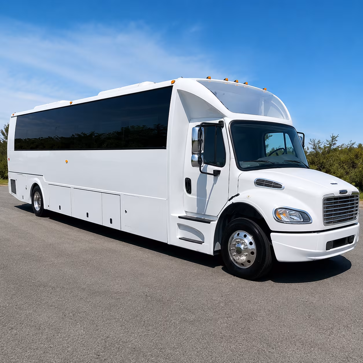 Amarillo Wedding Transportation party bus exterior
