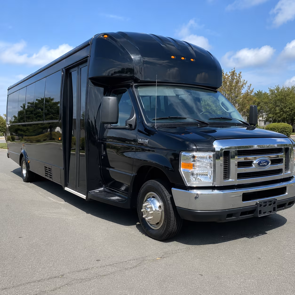 Amarillo Wedding Transportation party bus exterior