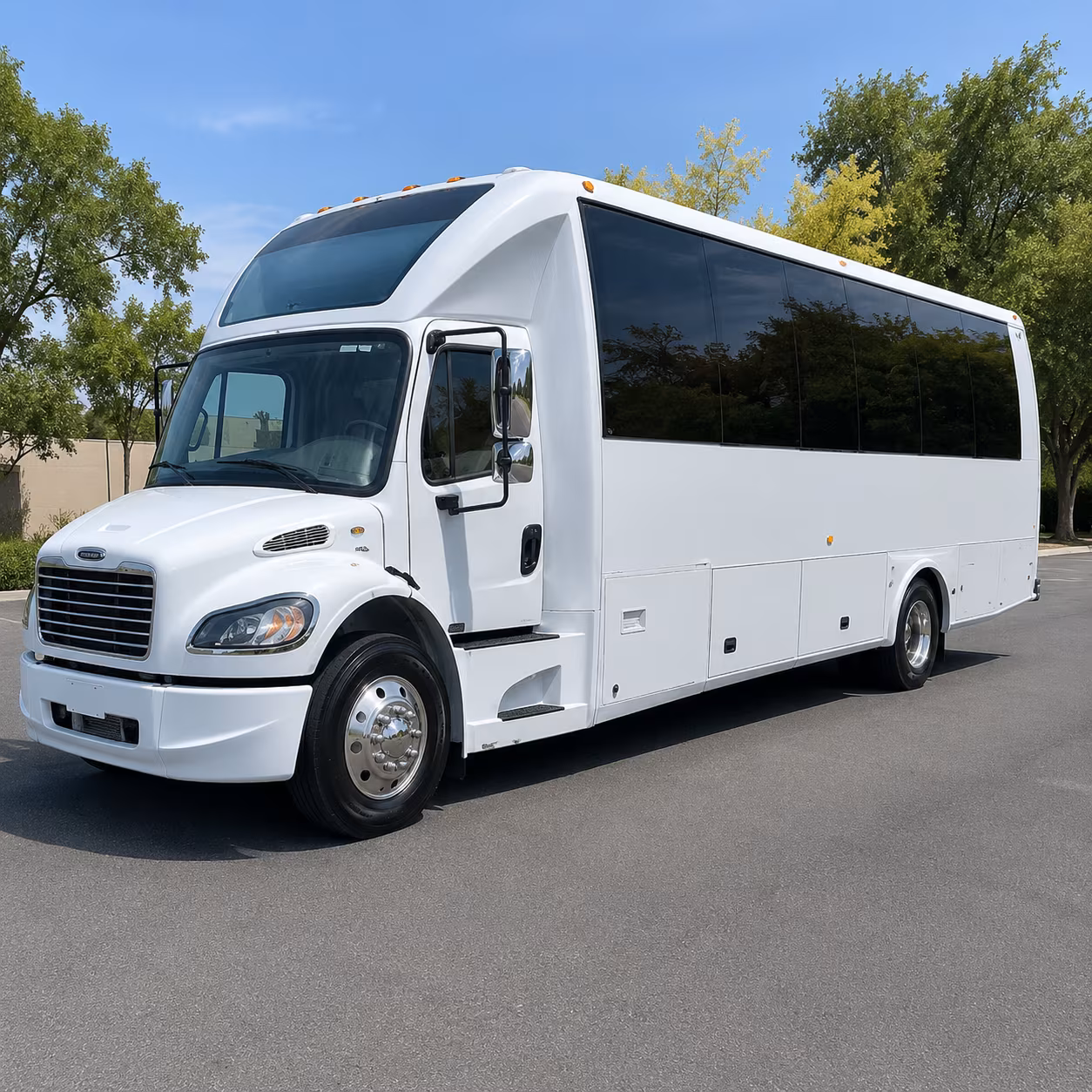 Amarillo Wedding Transportation party bus exterior