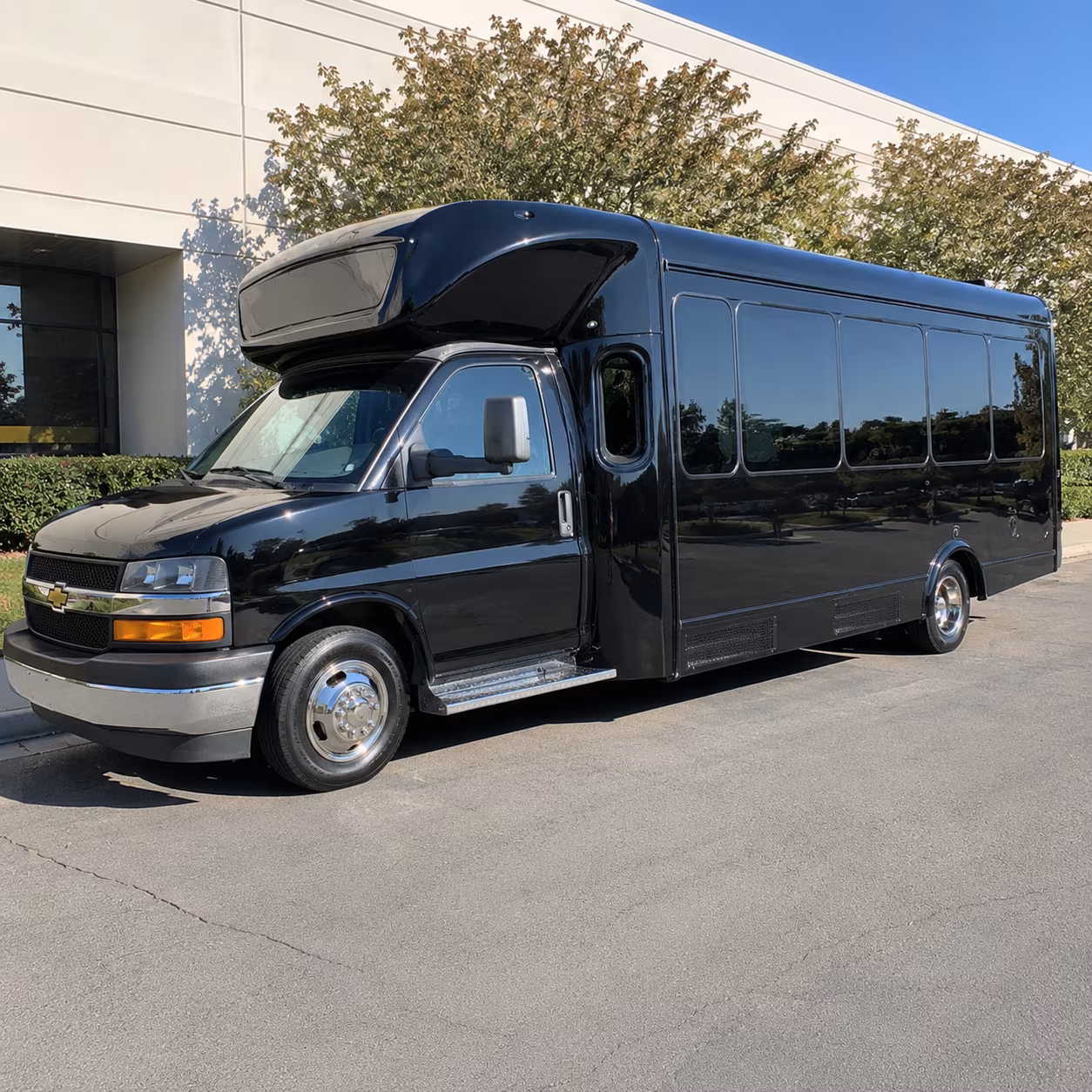 Amarillo Wedding Transportation party bus exterior