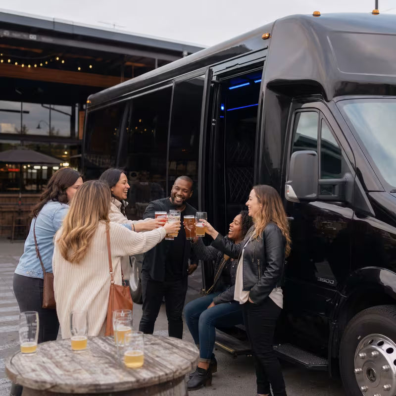 Amarillo Winery & Brewery Tour Transportation fleet vehicle